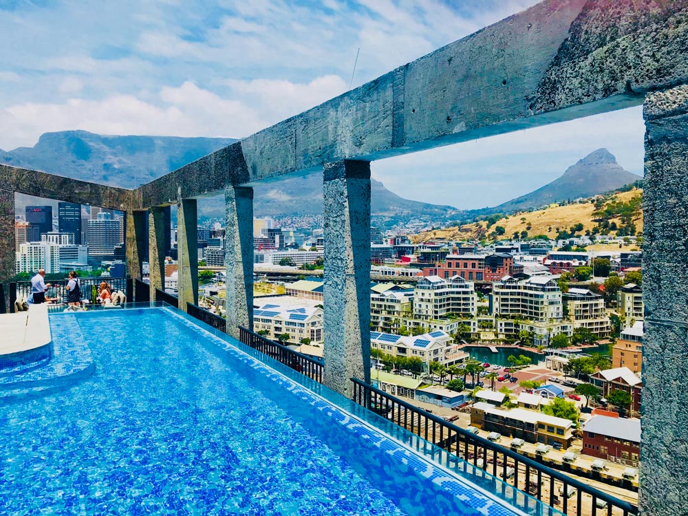 Rooftop Pool Silo Hotel Kapstadt